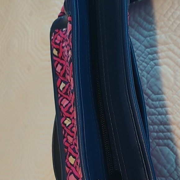 Vera Bradley Pink Diamonds Trimmed Trapeze Katalina Crossbody Bag - Picture 5 of 9